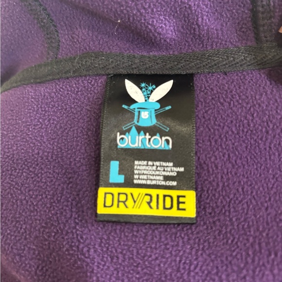 Purple Plaid  Burton Dry Ride Ladies Size Large - Picture 7 of 9